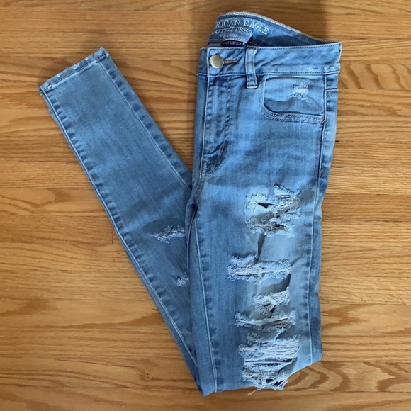 NWOT | American Eagle High Rise Jeggings - Picture 2 of 6